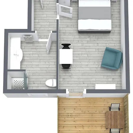 ホームステイ Hof Steinhuetten Tiny *